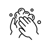 Hands and body wash icon
